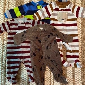 Newborn fleece sleepers